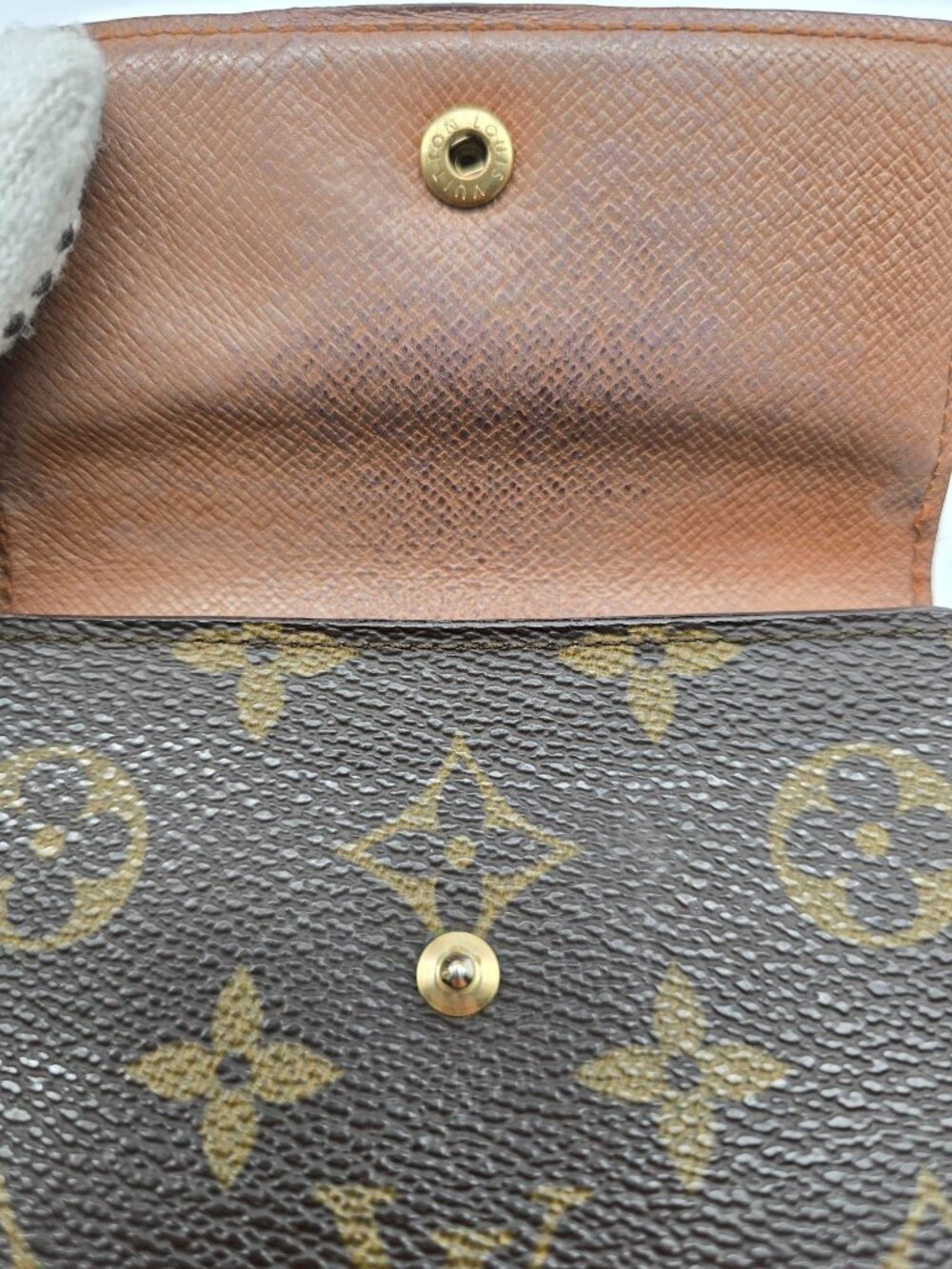 Authentic Louis Vuitton Monogram Canvas Compact Flap Snap Wallet Brown LV - Picture 16 of 16